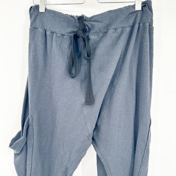 Free People Womens Lounge Pocket Pull On Wide Leg Baggy Parachute Harem Pants S - Picture 2 of 6